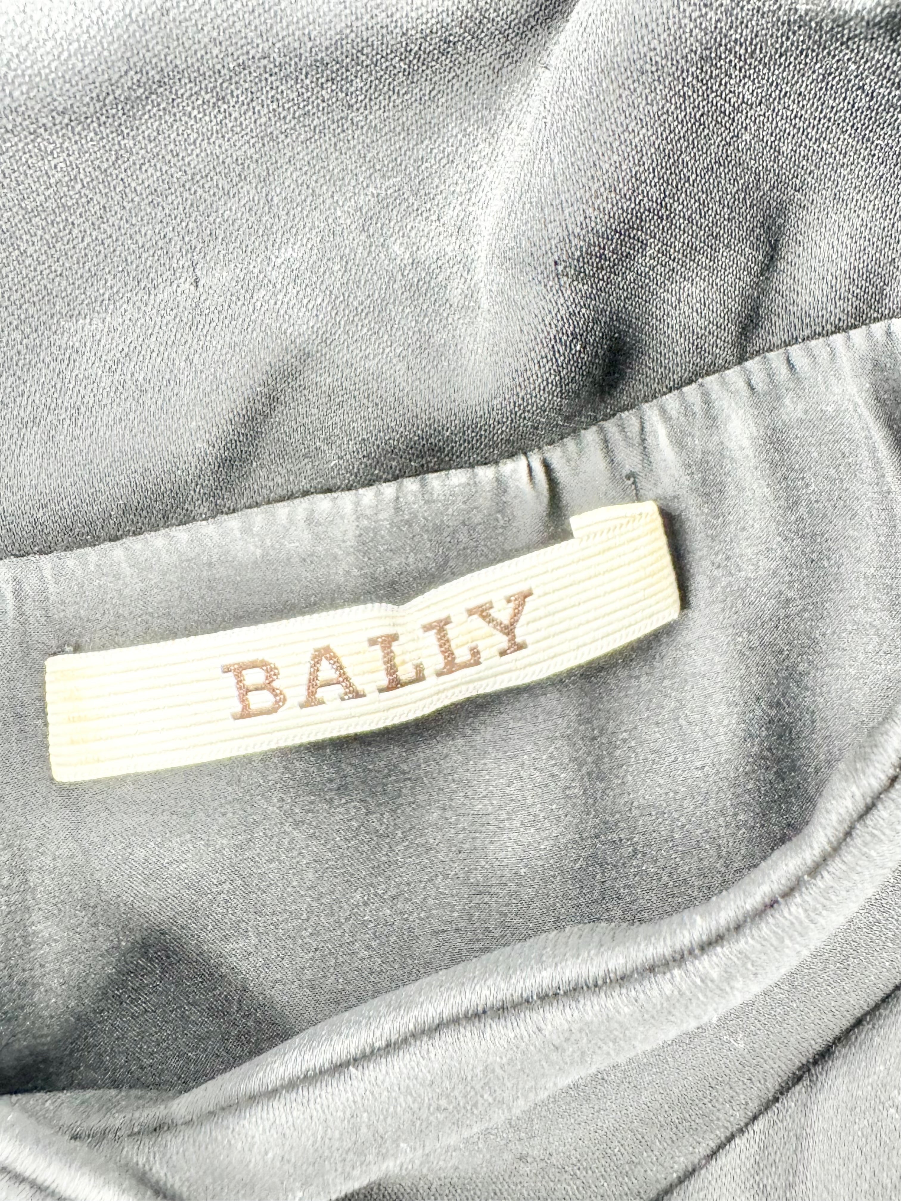 Bally Black Button Down Pleated Skirt Dress - AU10/12