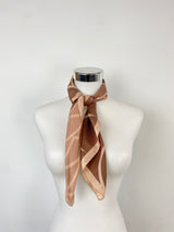 Vintage Dusty Mauve Scaled Scarf