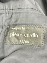 Vintage Pierre Cardin Navy Blue Double-Breasted 'Venice' Wool Blazer - XL