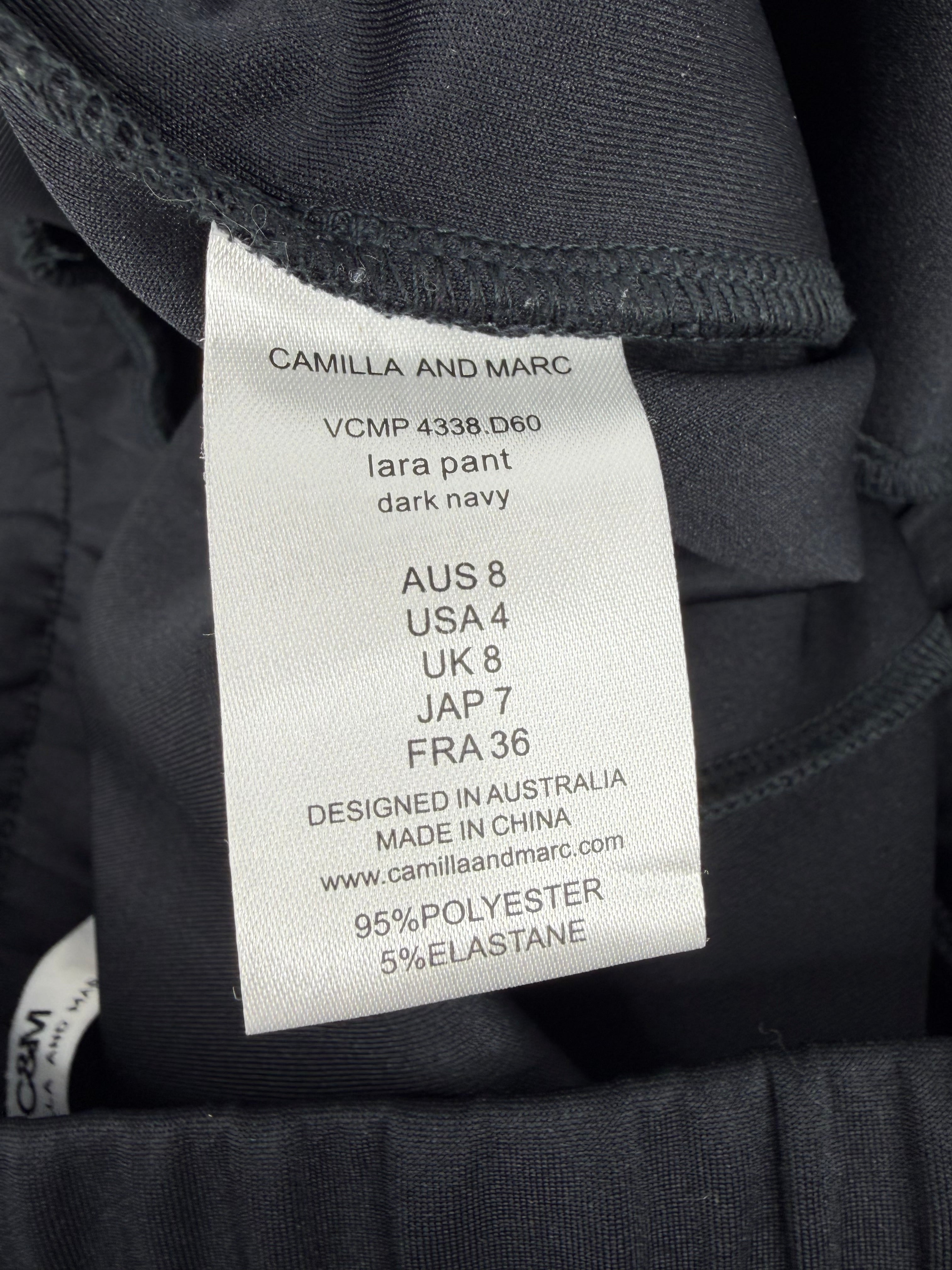 Camilla and Marc Black 'Lara' Slacks - AU8