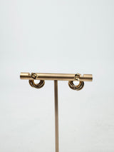 9ct Gold Twist Stud Earrings