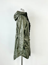 G-Star Raw Crocodile Green 'Legion' Linen Parka - XS