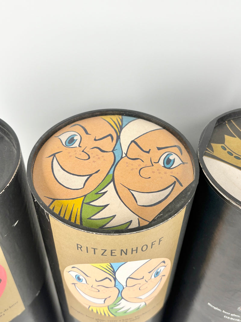 Set of 4 Ritzenhoff Collectable Bier Glasses