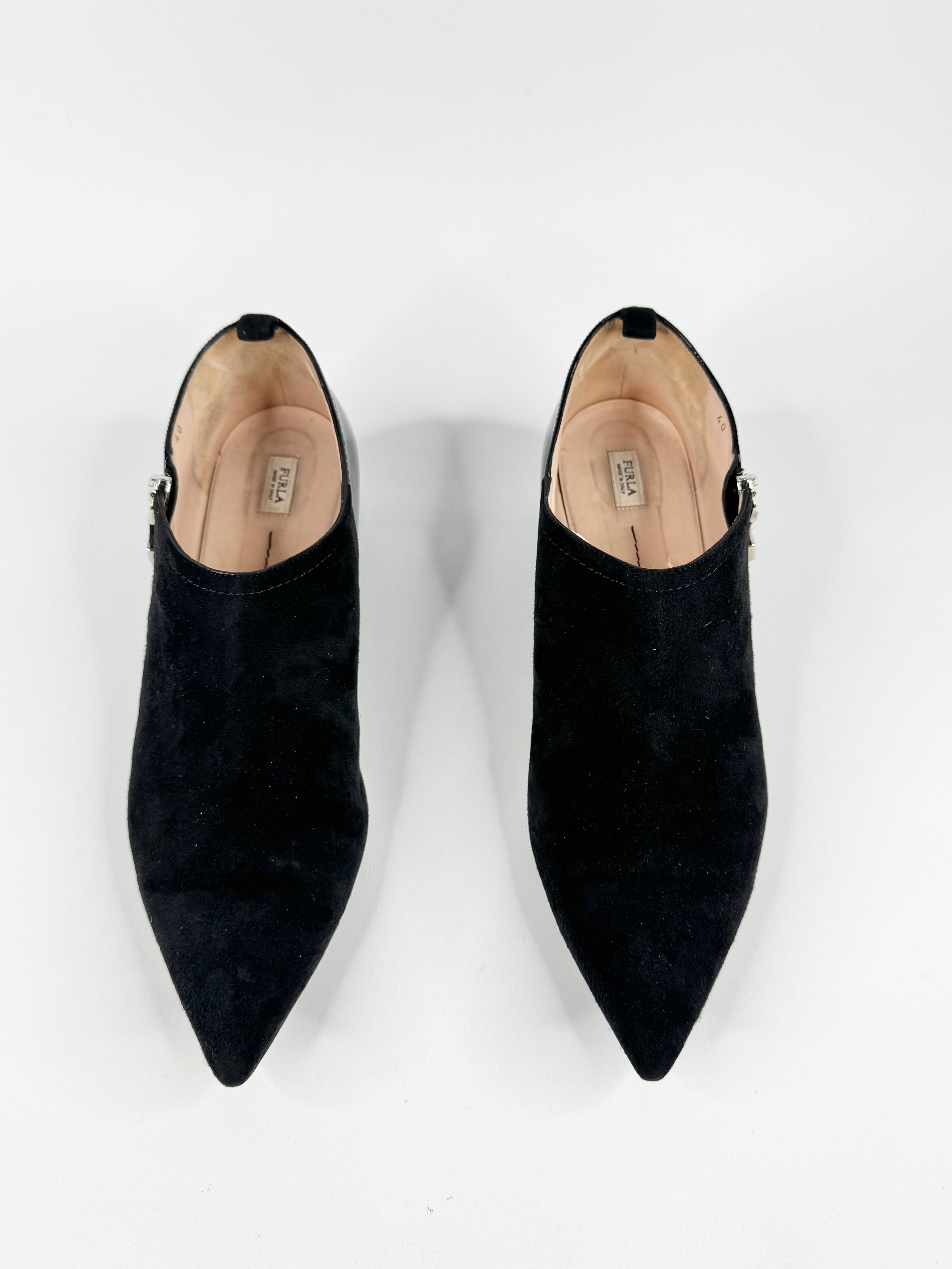 Furla Black 'Musa' Ankle Boot - EU40