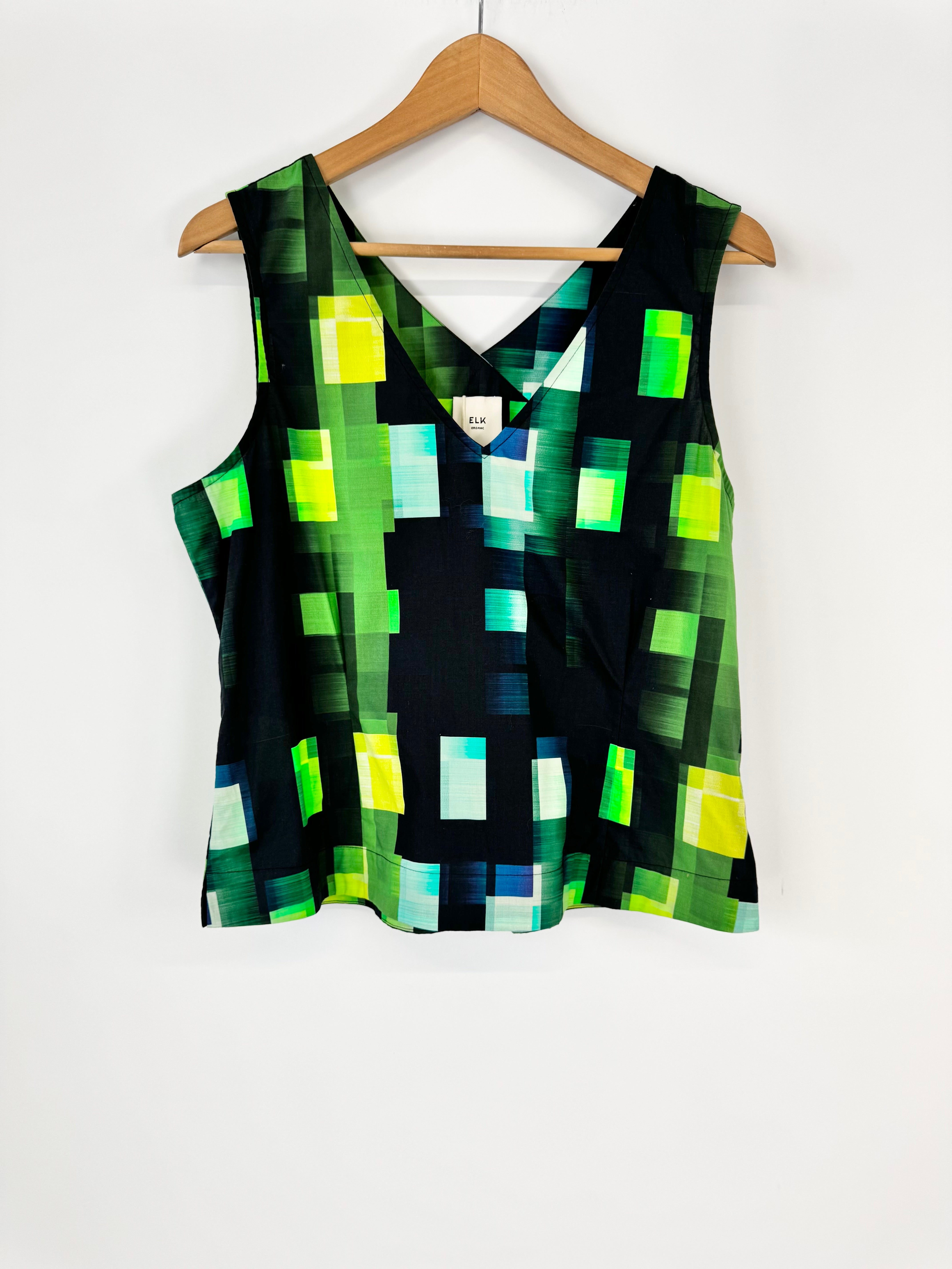 Elk Green 'Indi' Tank Top NWT - AU12