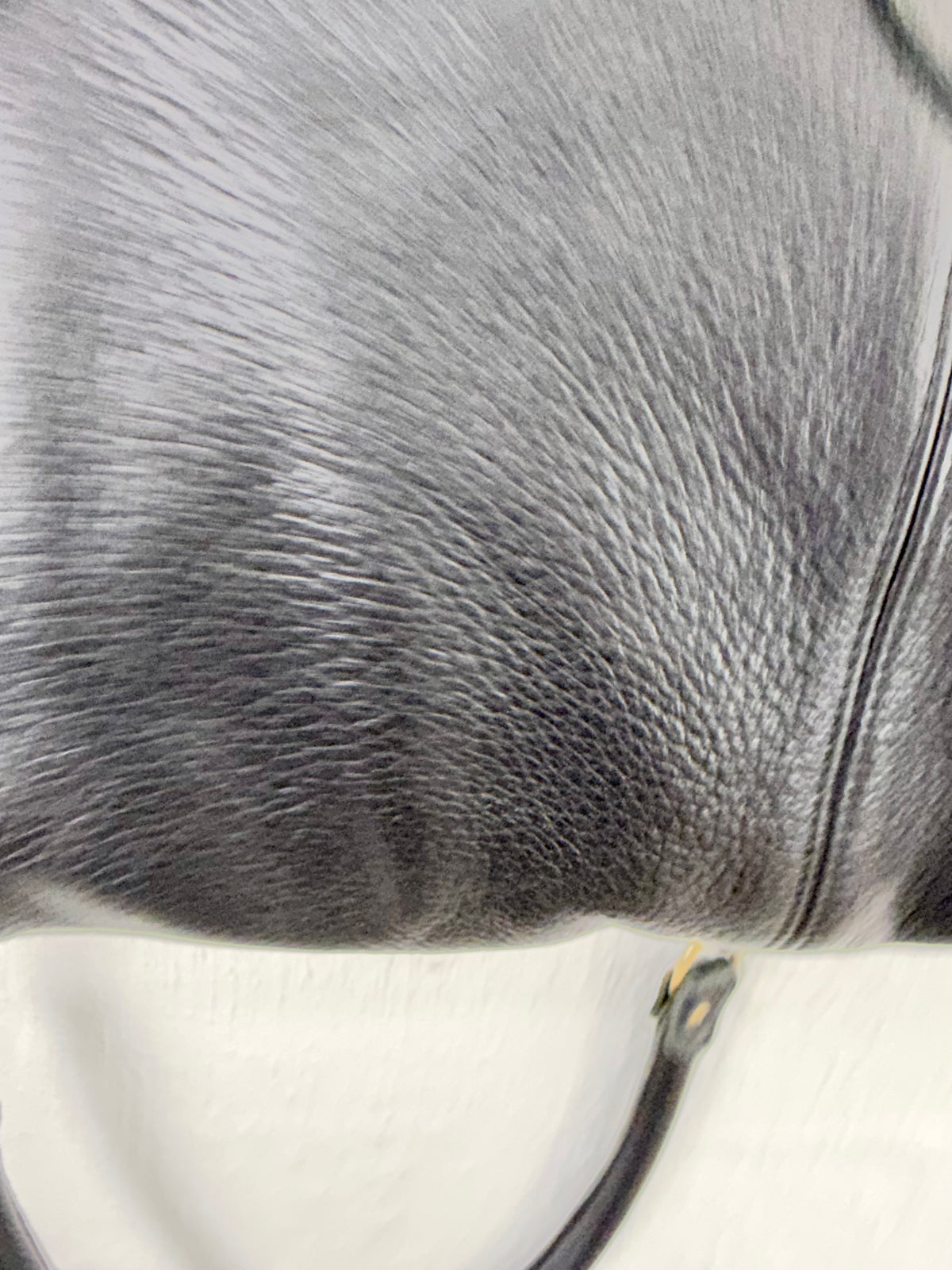 Deadly Ponies Grained Leather Shoulder Bag