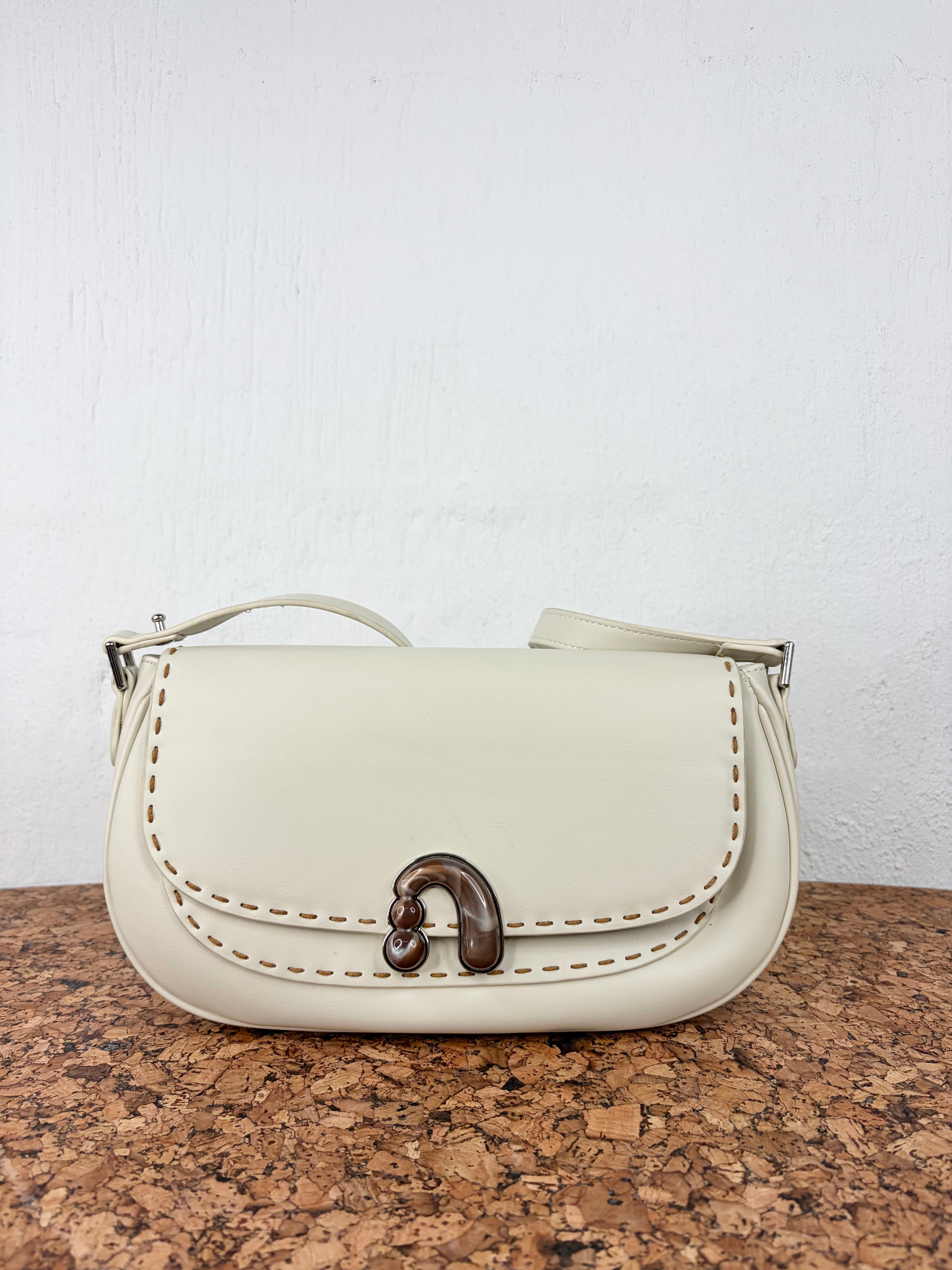 Amazing Song Cream Cross Body Bag