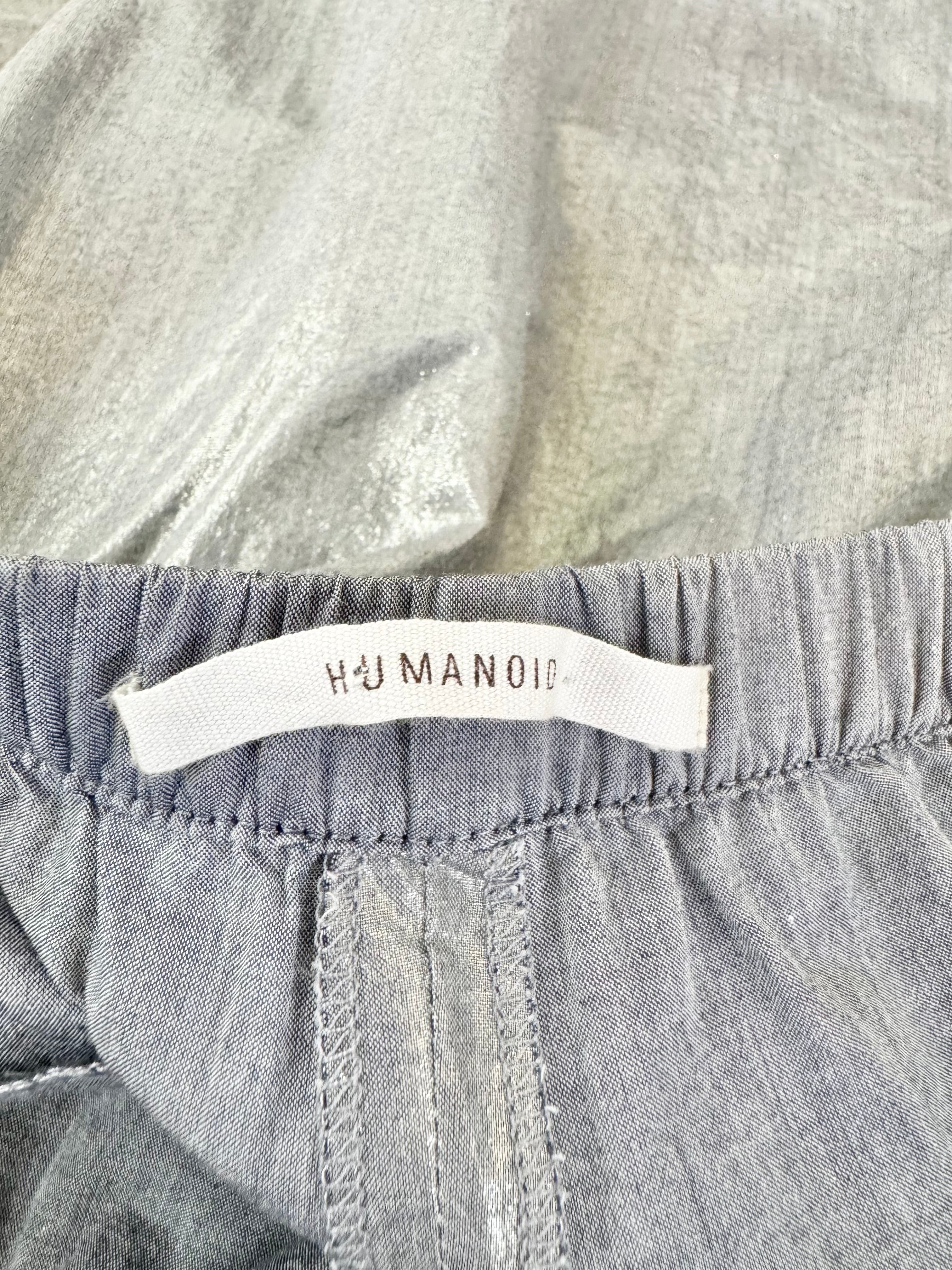 Humanoid Metallic Silver Slacks - AU6/8