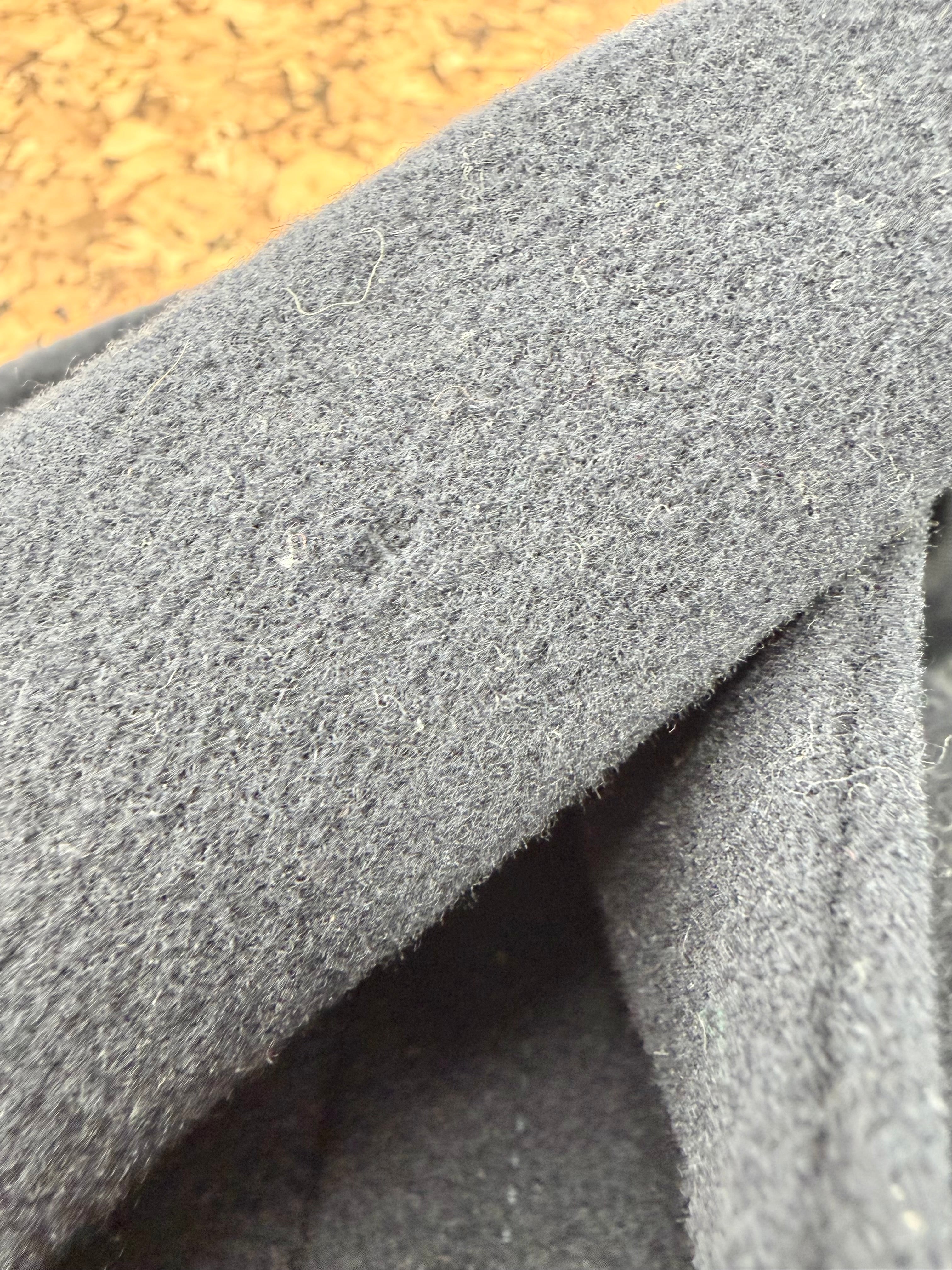 Vintage Louis Feraud Navy Wool & Cashmere Swing Coat - AU12