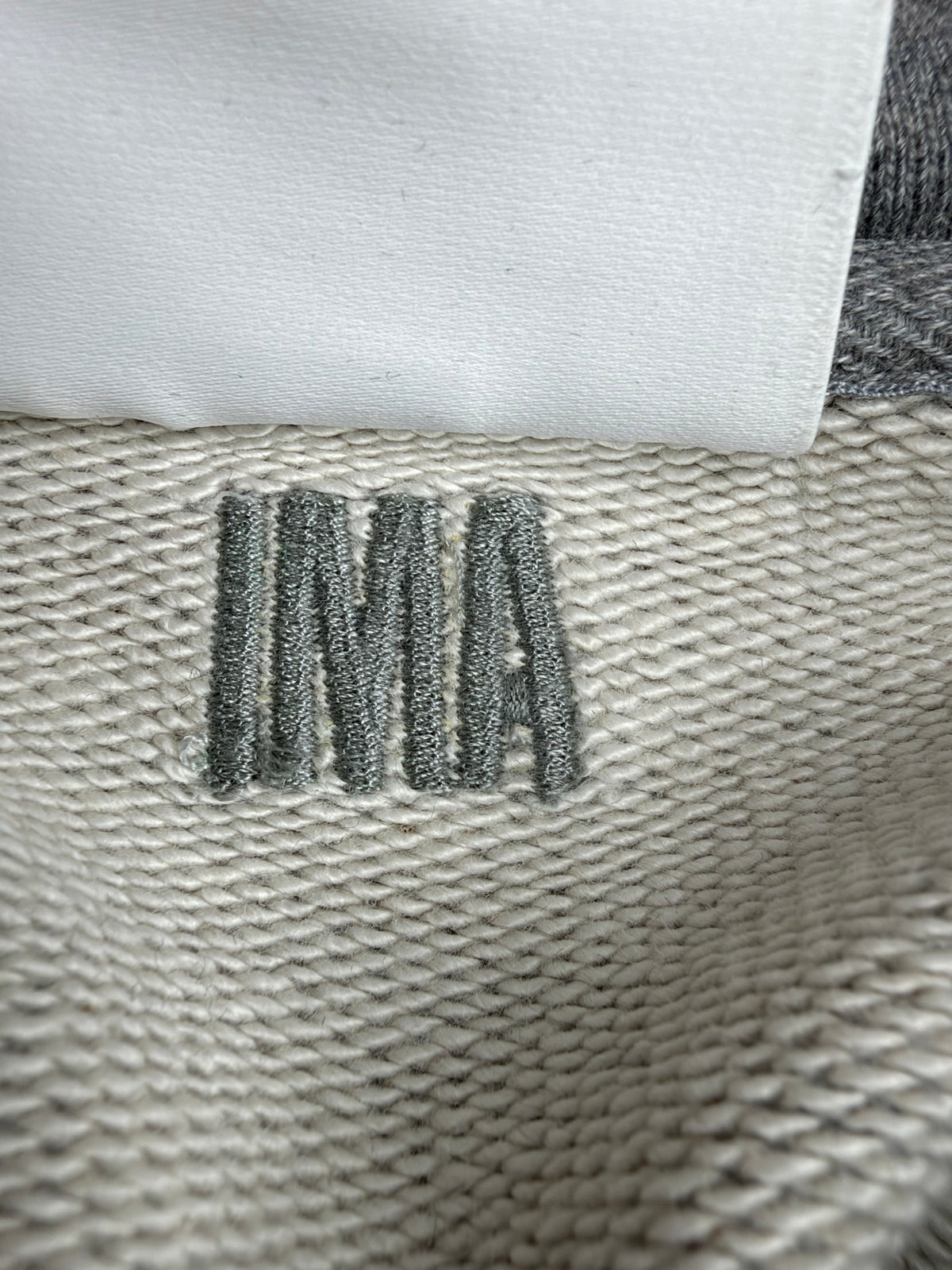 Ami Alexandre Mattiussi Grey Ami de Cœur Embroidered Hoodie - L
