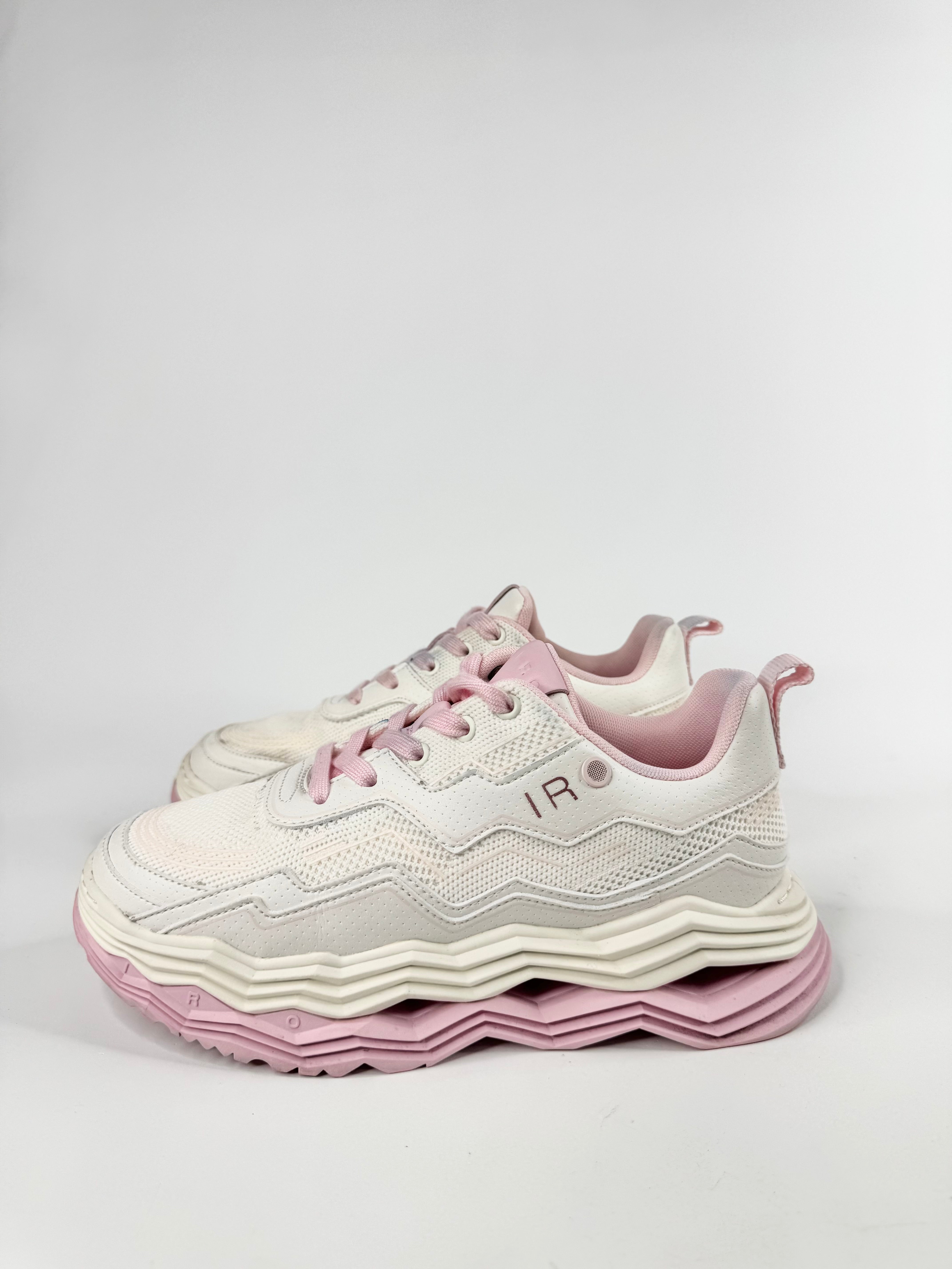 IRO Pink & White 'Wave' Sneakers - EU37