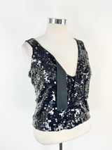 Boss by Hugo Boss Black Sequin Singlet - AU12
