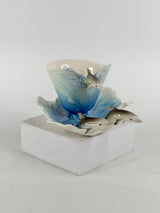Franz Collection Jumping Dolphins Tea Cup & Saucer Set