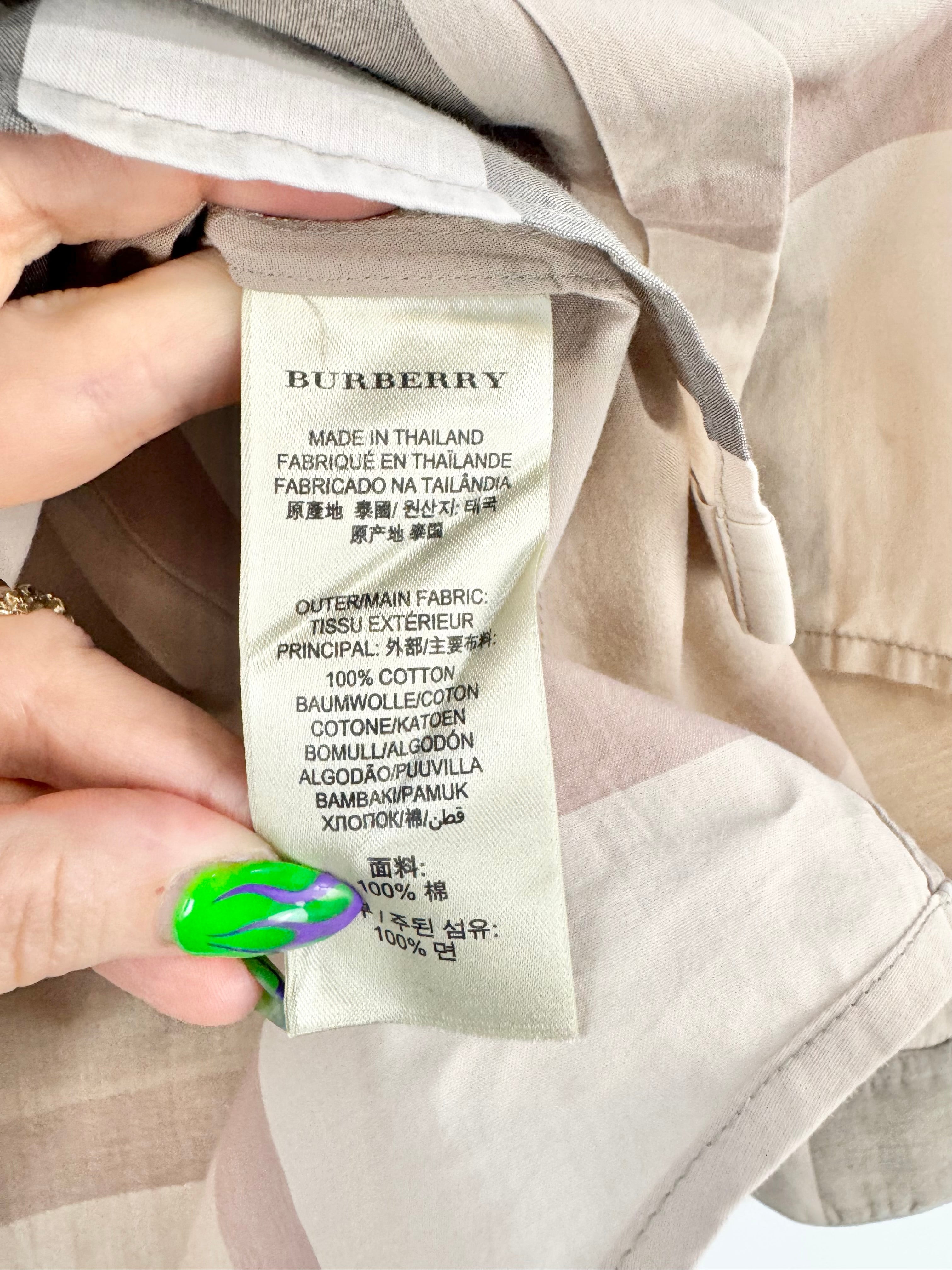 Burberry Brit Beige Nova Check Shirt -  AU6/8