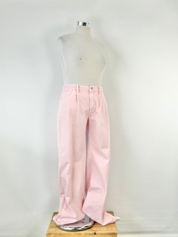 Ena Pelly Baby Pink Denim Jeans - AU12