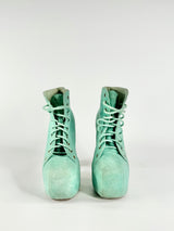 Jeffrey Campbell Seafoam Blue Lita Boots - EU36