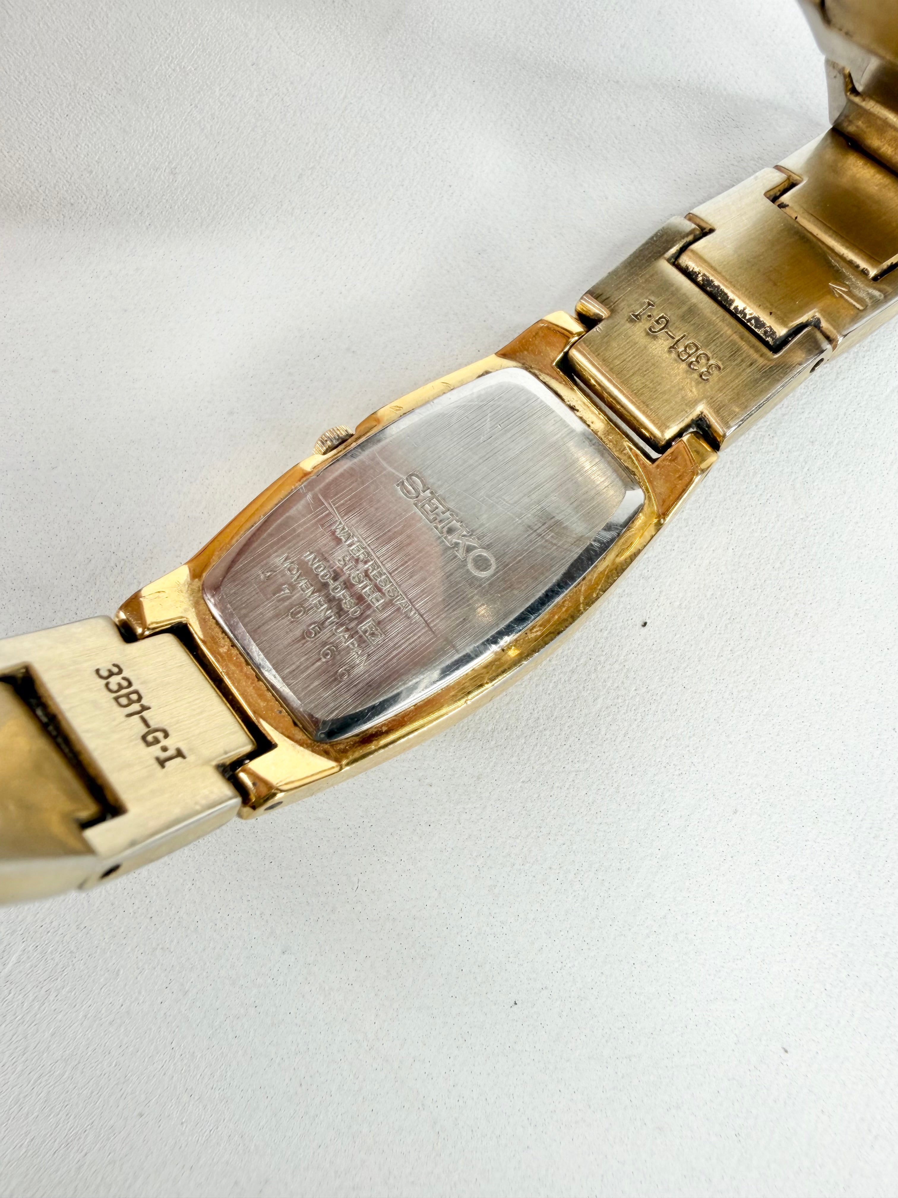 Vintage Seiko Gold Toned Dress Watch