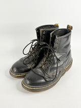 Dr. Martens Black Leather 8-Eye Lace Up Boots - EU42
