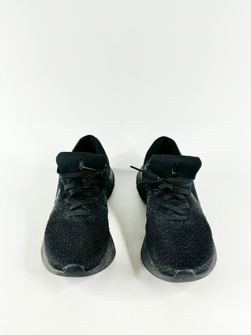 Nike React Infinity Run Flyknit 3 Black Sneakers - EU44.5