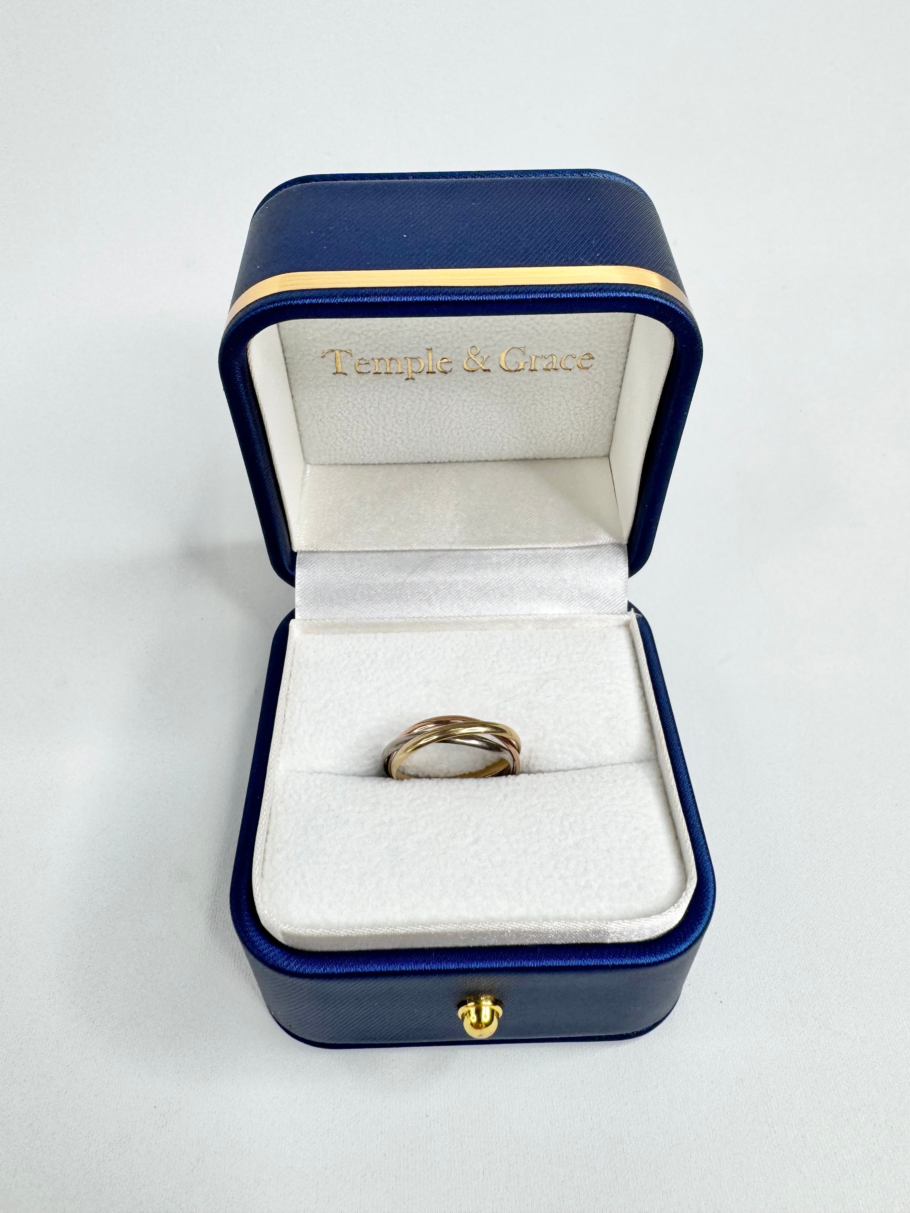 Temple & Grace 14ct Twist Ring