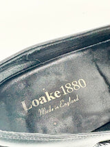 Loake 1880 Black Leather Tassel Loafers - EU42.5