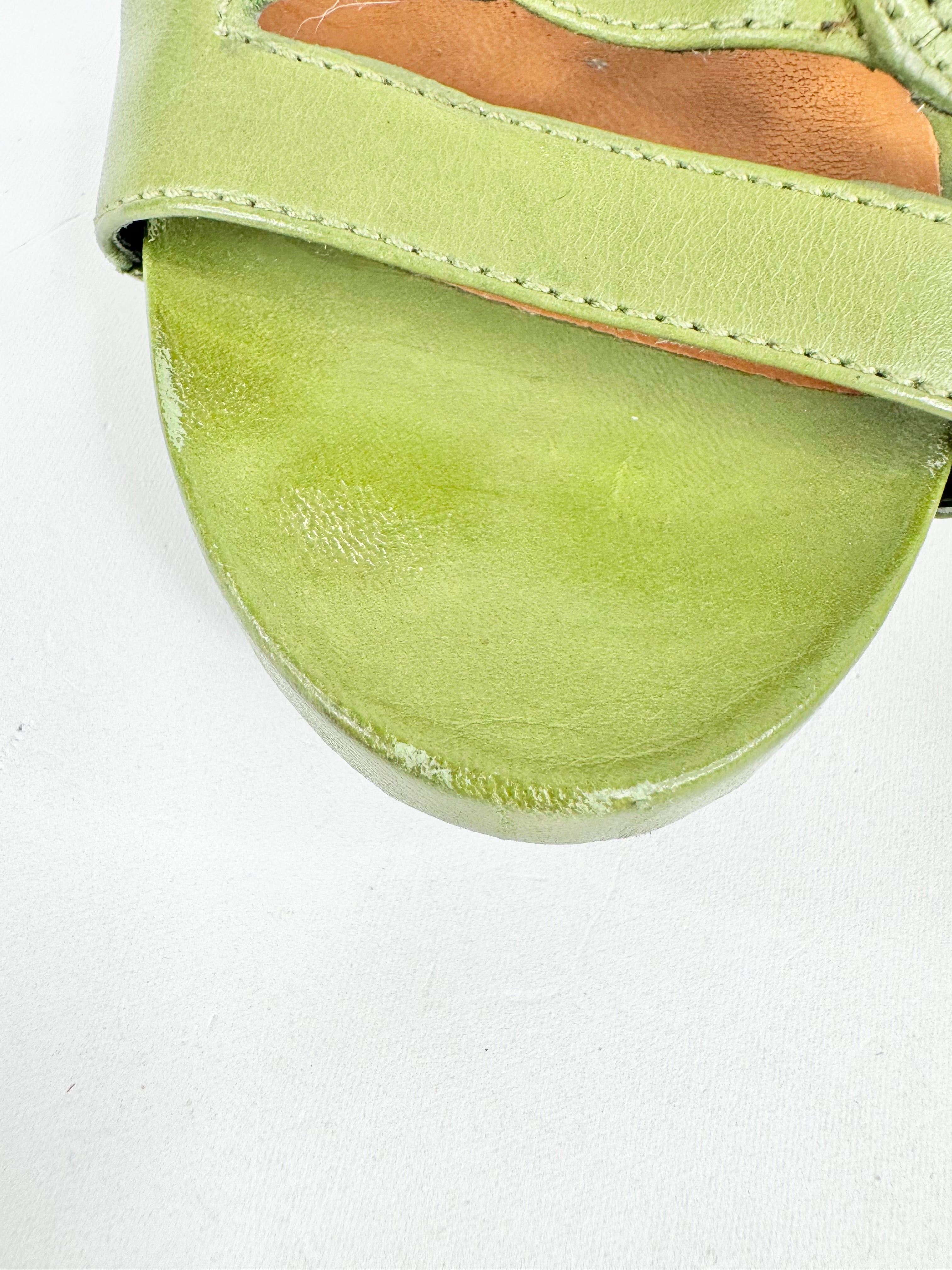 Camper Olive Green Pumps - EU36