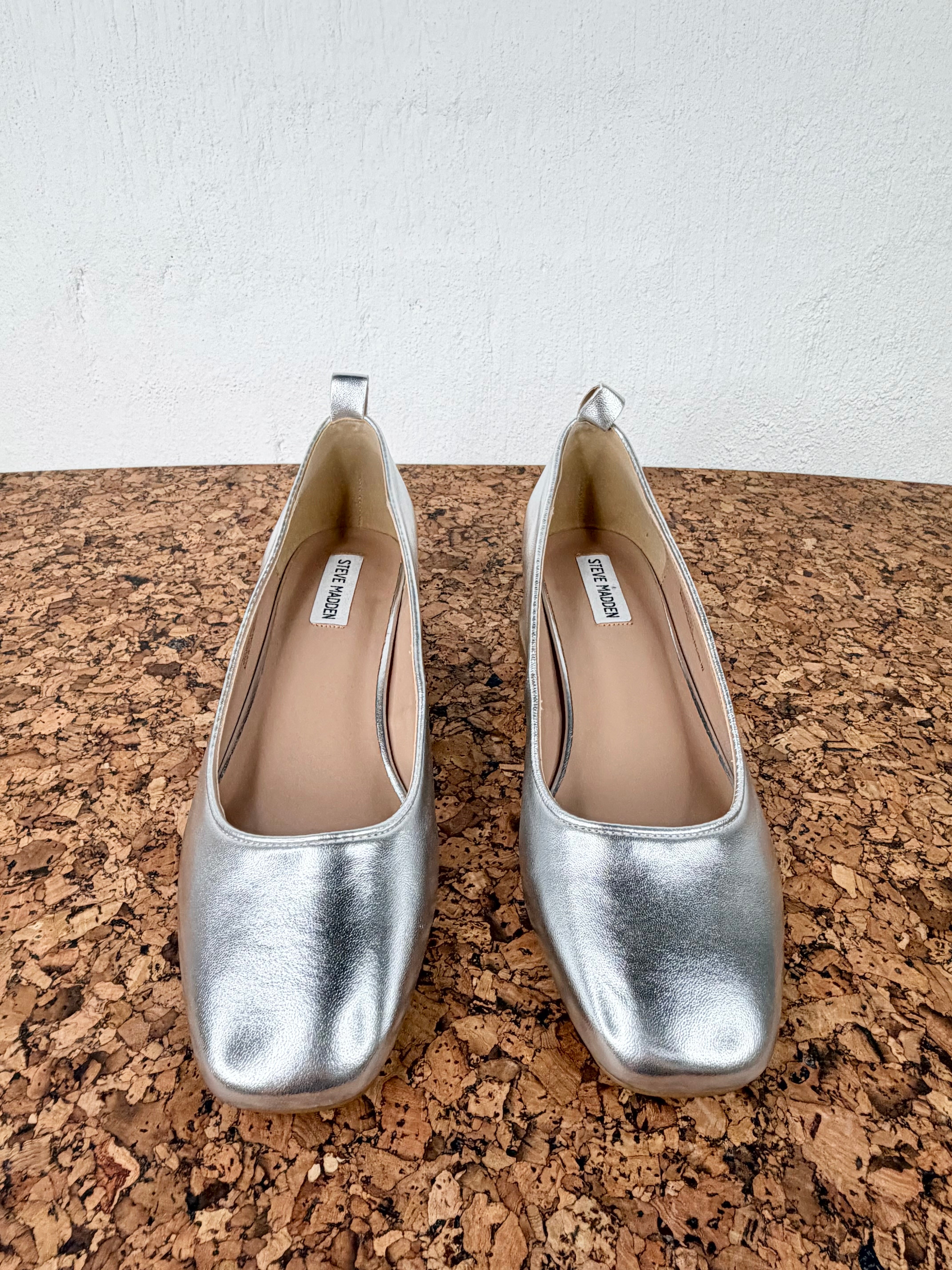 Steve Madden 'Stunnah Silver Lea' Ballet Flats - EU41