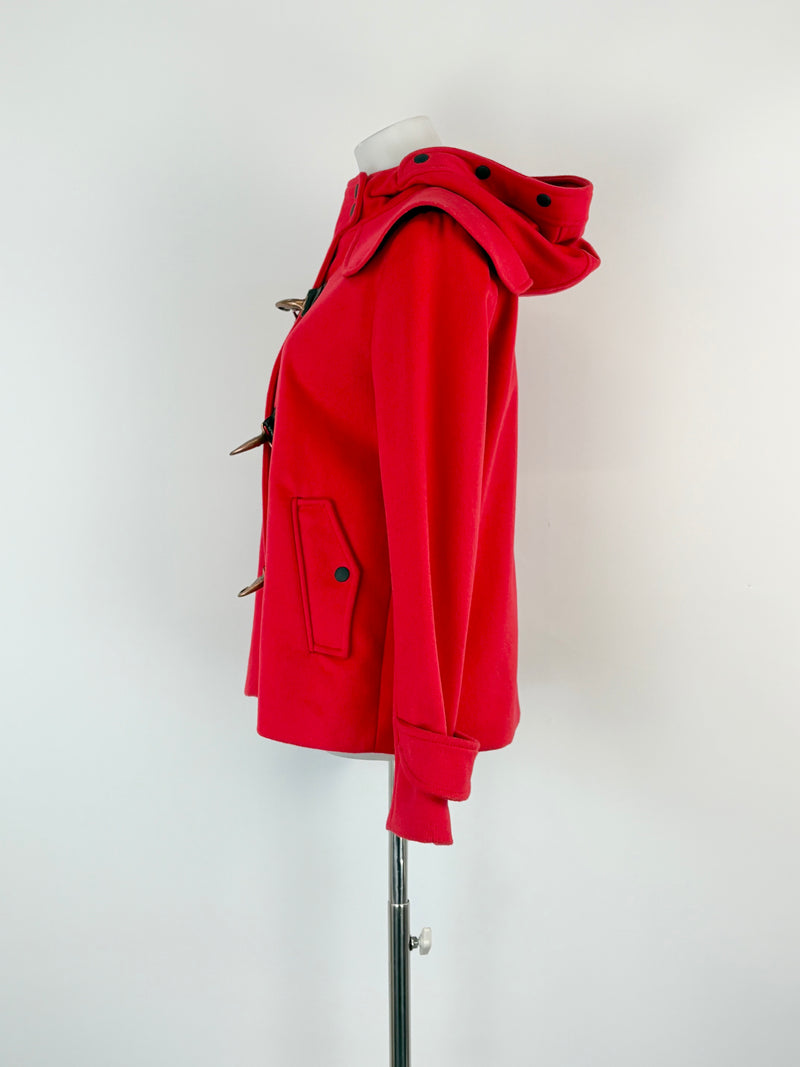 Rag & Bone Scarlet Red Wool Cropped Coat - AU8