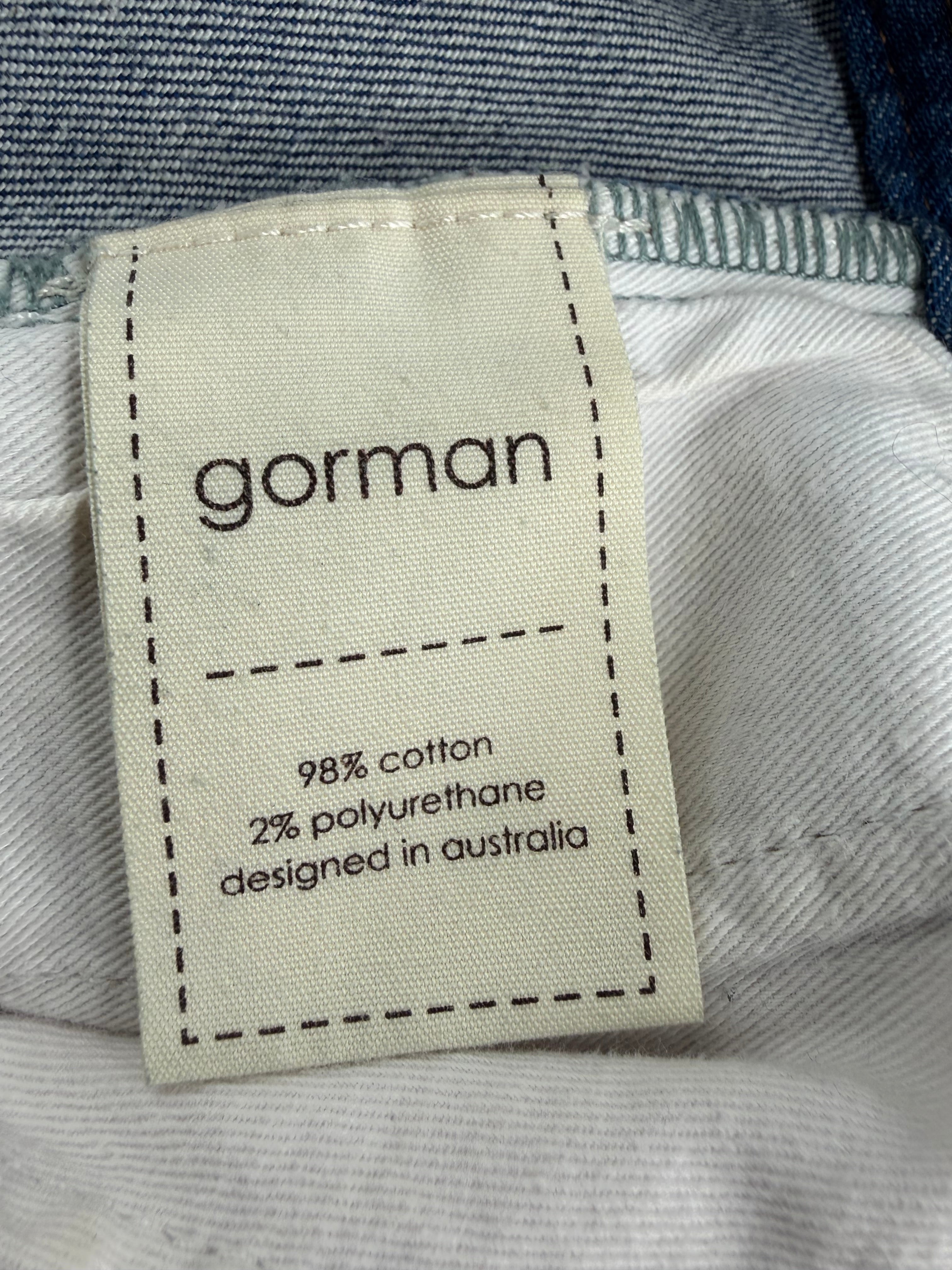 Gorman Blue Denim Flared Skirt - AU12