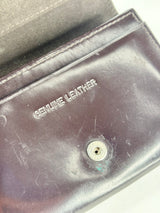 Cosgrove & Beasley Dark Brown Leather Coin Purse