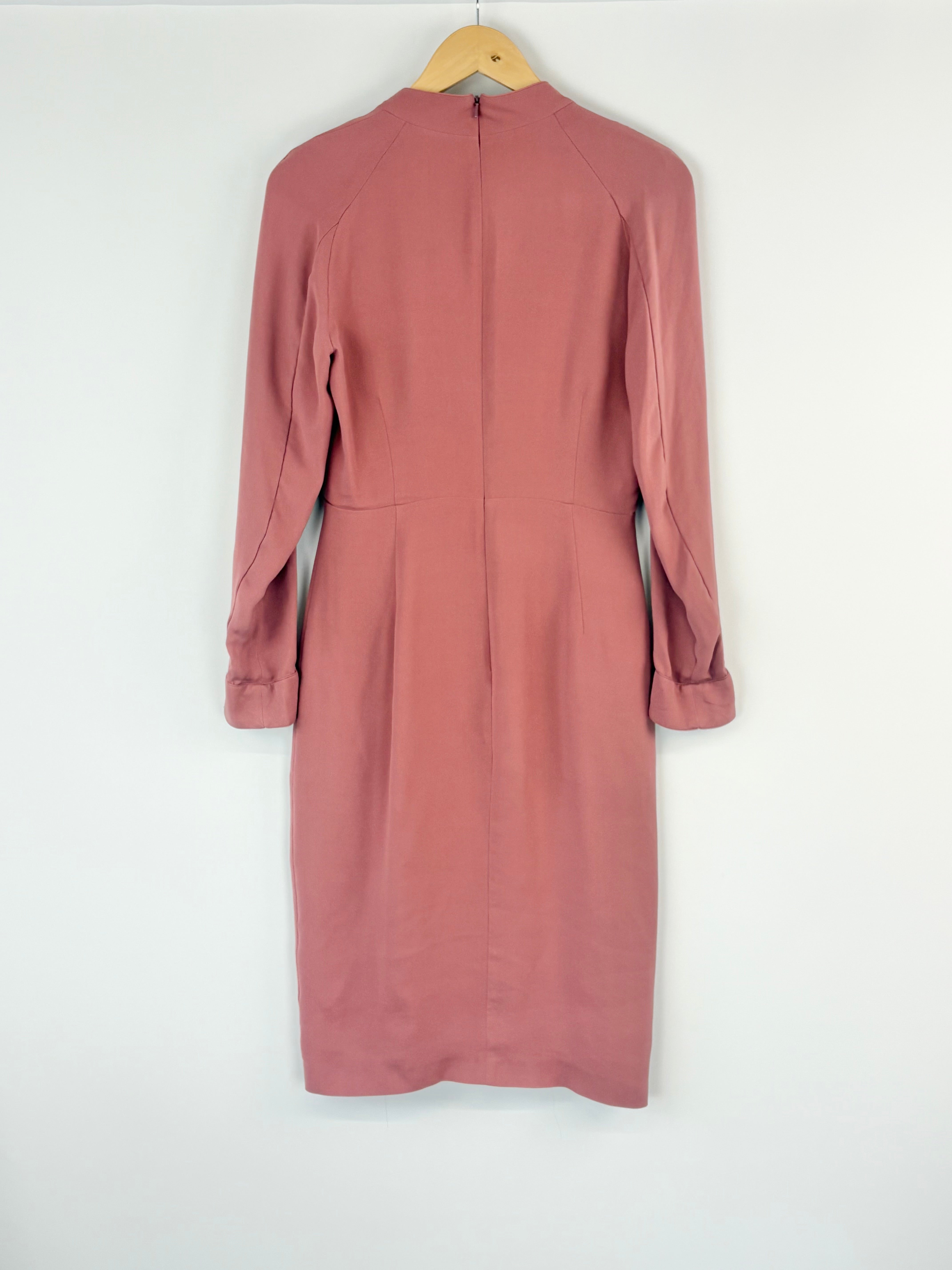 Max Mara Musk Long Sleeve Midi Dress - AU8