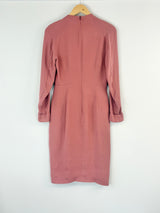 Max Mara Musk Long Sleeve Midi Dress - AU8