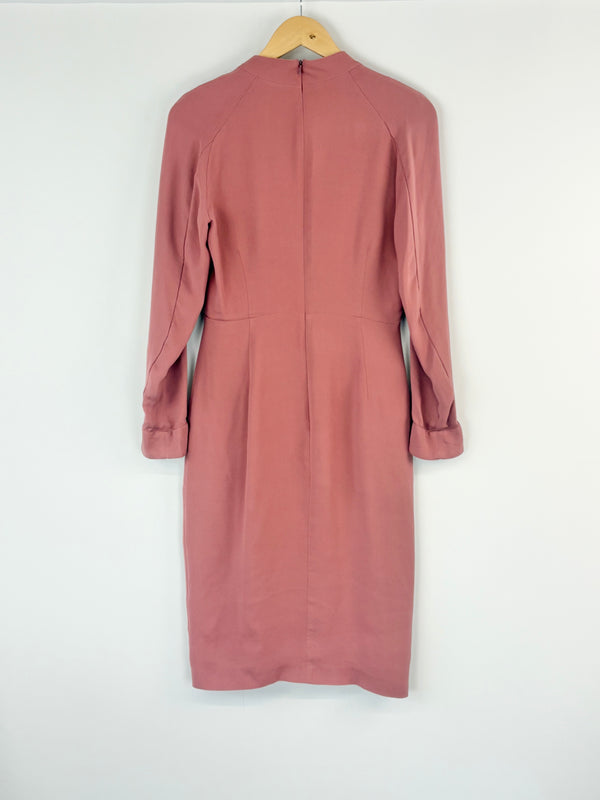 Max Mara Musk Long Sleeve Midi Dress - AU8
