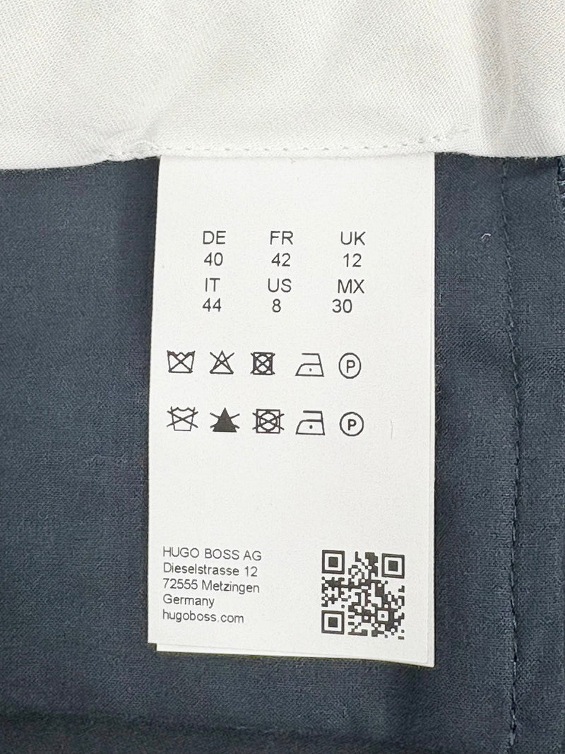 Hugo Boss Midnight Blue Slim-Fit Trousers - AU12