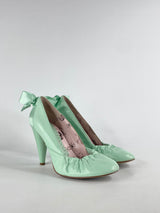 Fornarina Mint Green Ribbon Stilettos - EU36