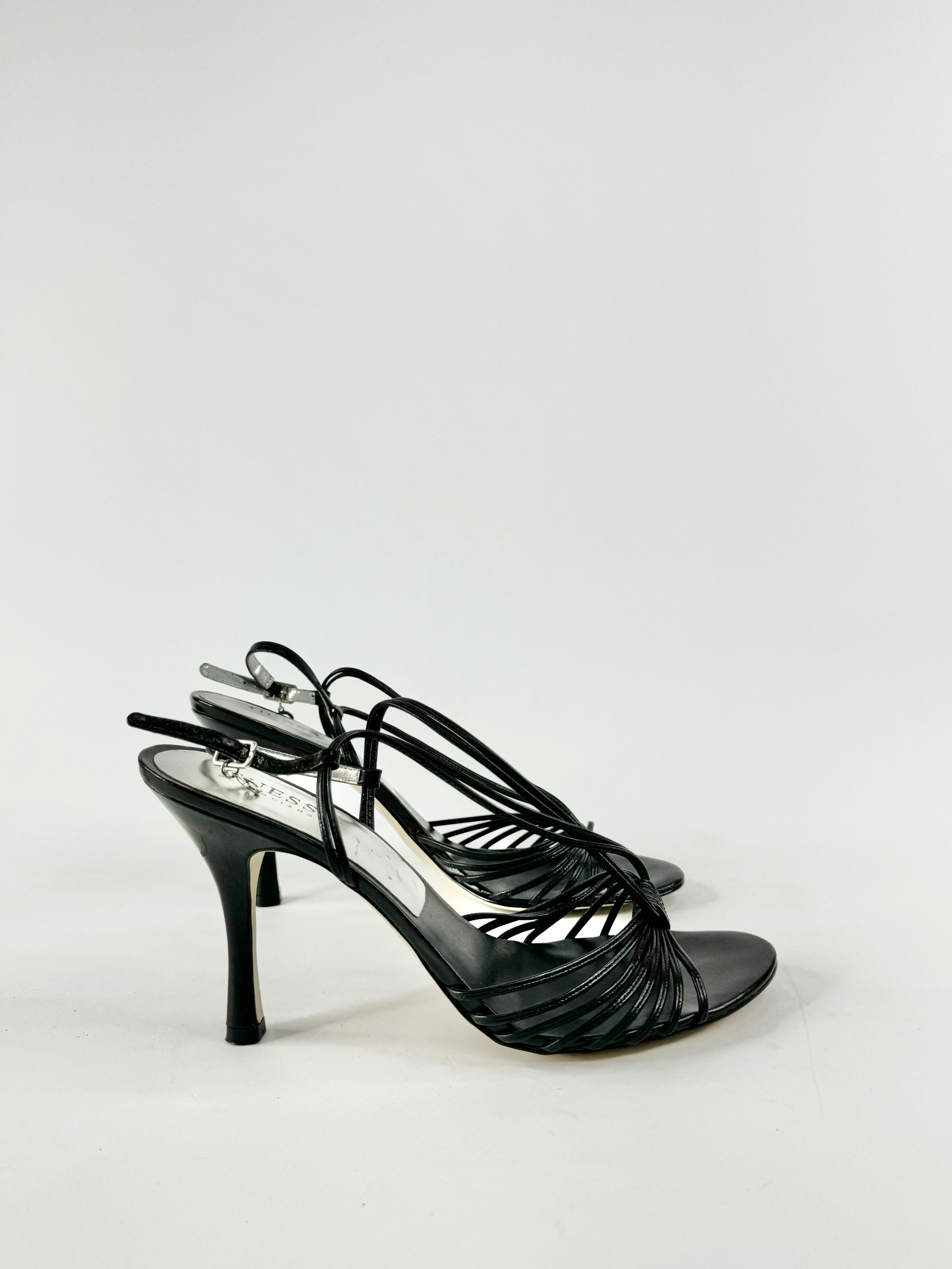 Guess by Mariano Black Strap Stilettos - EU40