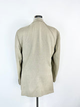 Emenegildo Zegna Woven Wool Blend Blazer - 54R