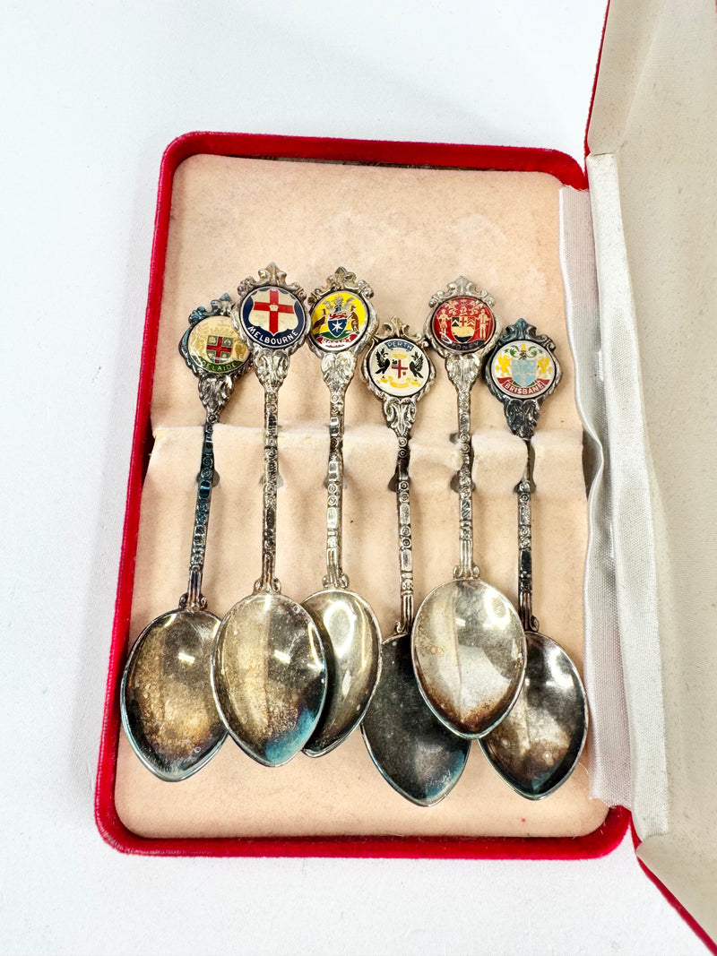 Vintage Australian Silverplated Souvenir Teaspoons