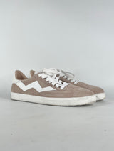 Stuart Weitzman Rose Suede Two-Tone 'Daryl' Sneakers - EU41.5