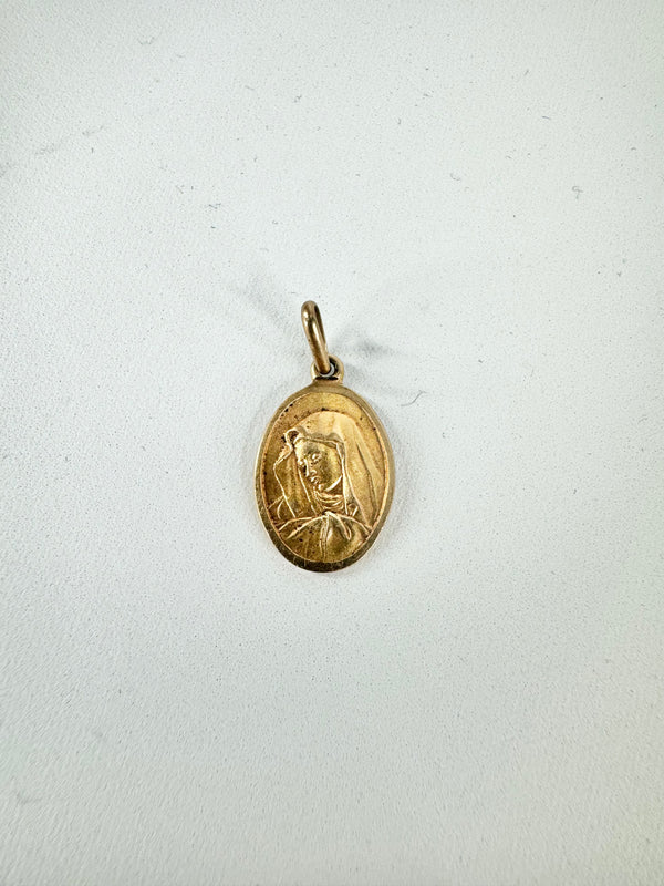 9ct Gold Mary Pendant