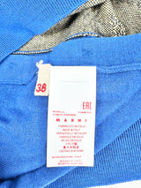 Marni x Frank Navin Electric Blue Chain Print Jumper - AU8/10