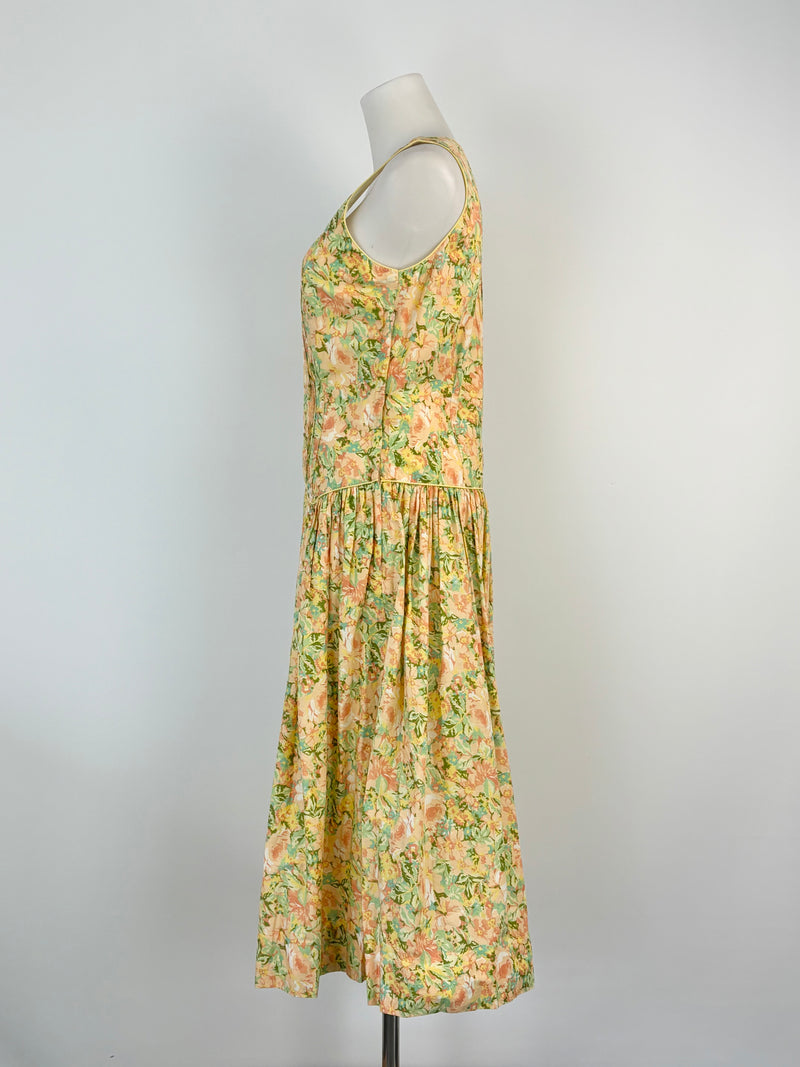 Trent Nathan Vintage Summer-Florals Sleeveless Dress - AU10/12