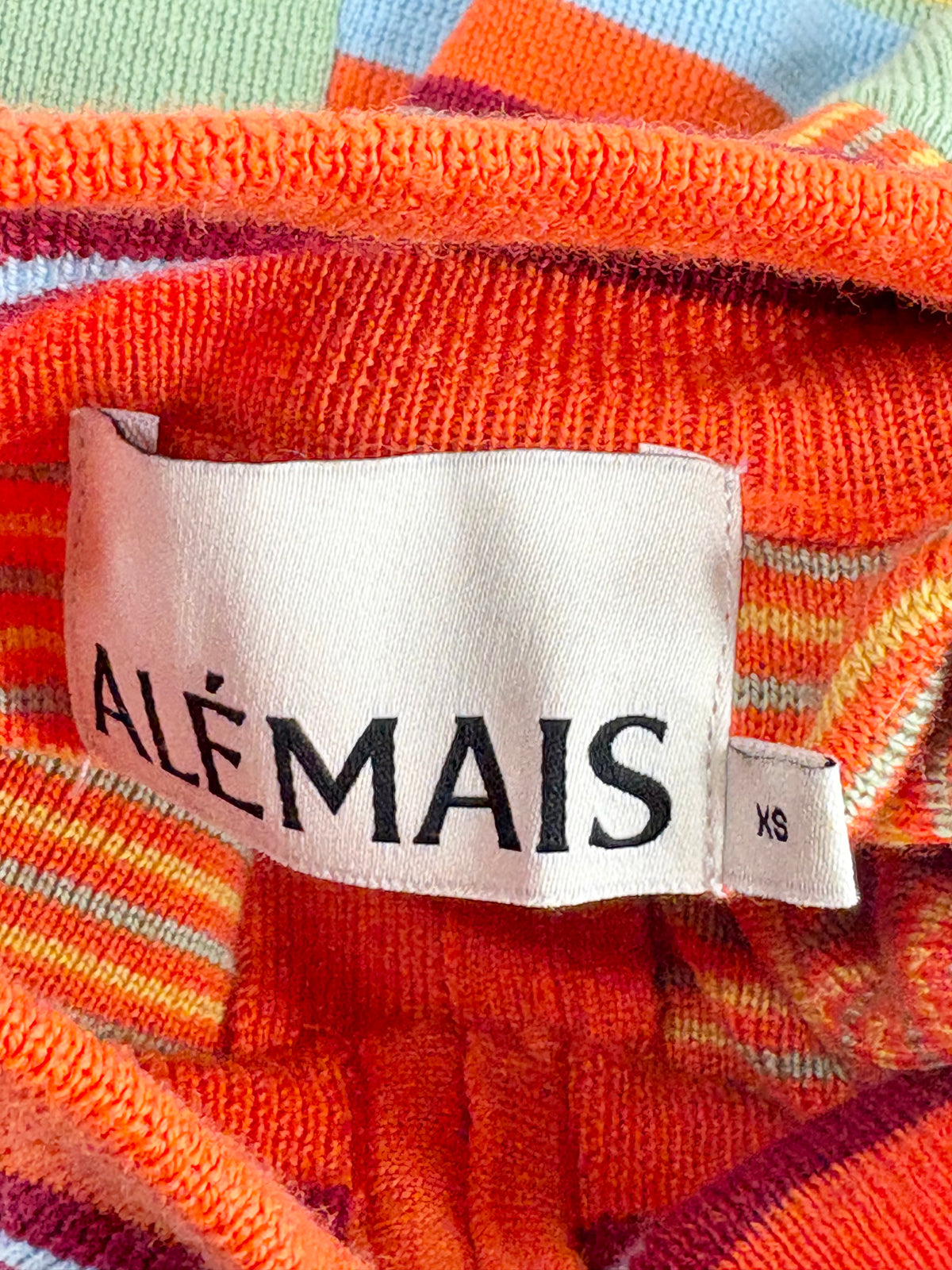 Alémais Multicolour 'Alexandra' Stripe Dress - AU6/8