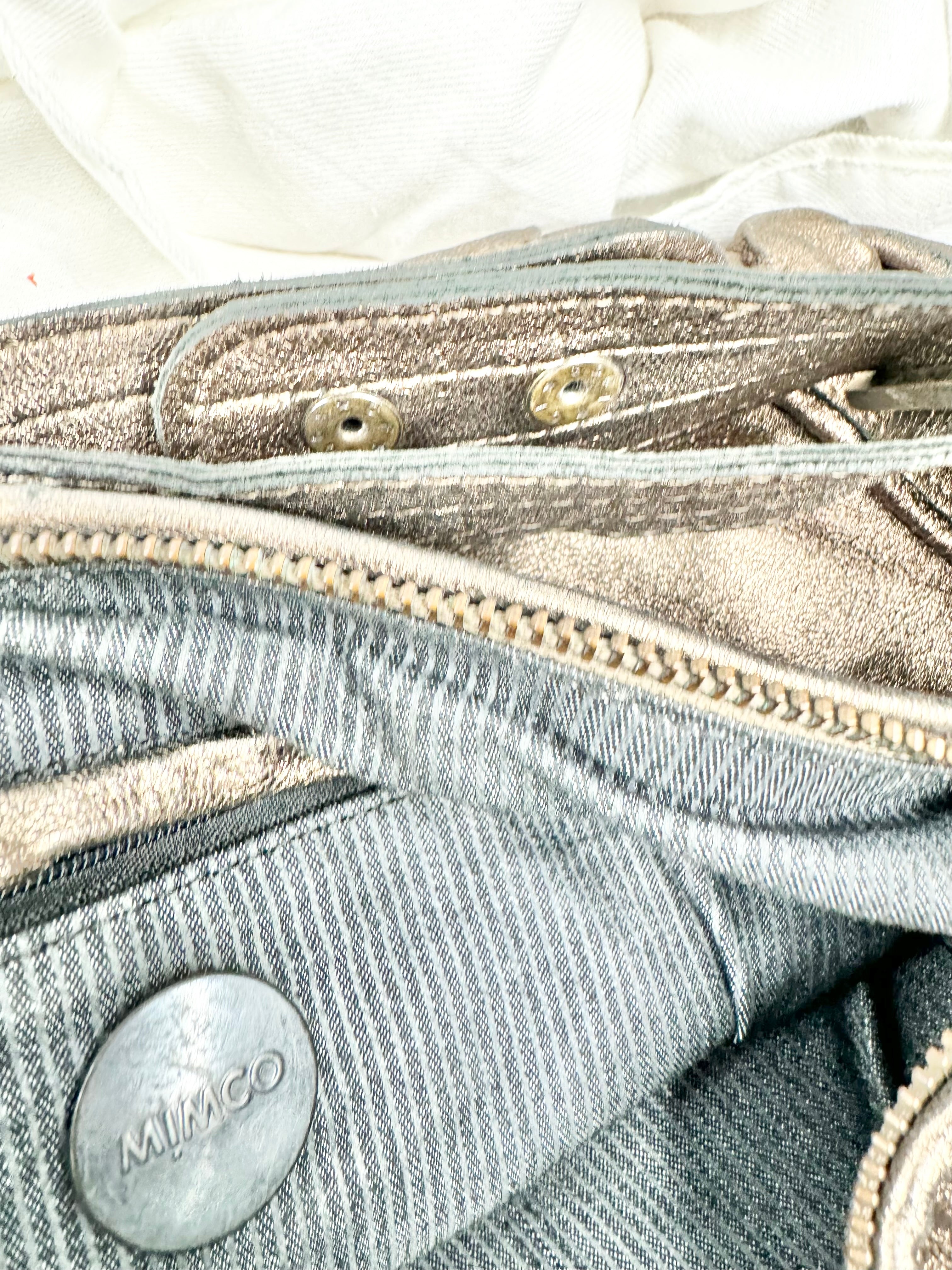Mimco Metallic Bronze Baguette