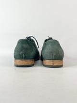 Bared Navy Blue Suede 'Carbon' Shoes - EU45