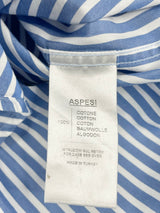 Aspesi Blue & White Stripe Long Sleeve Shirt - AU12