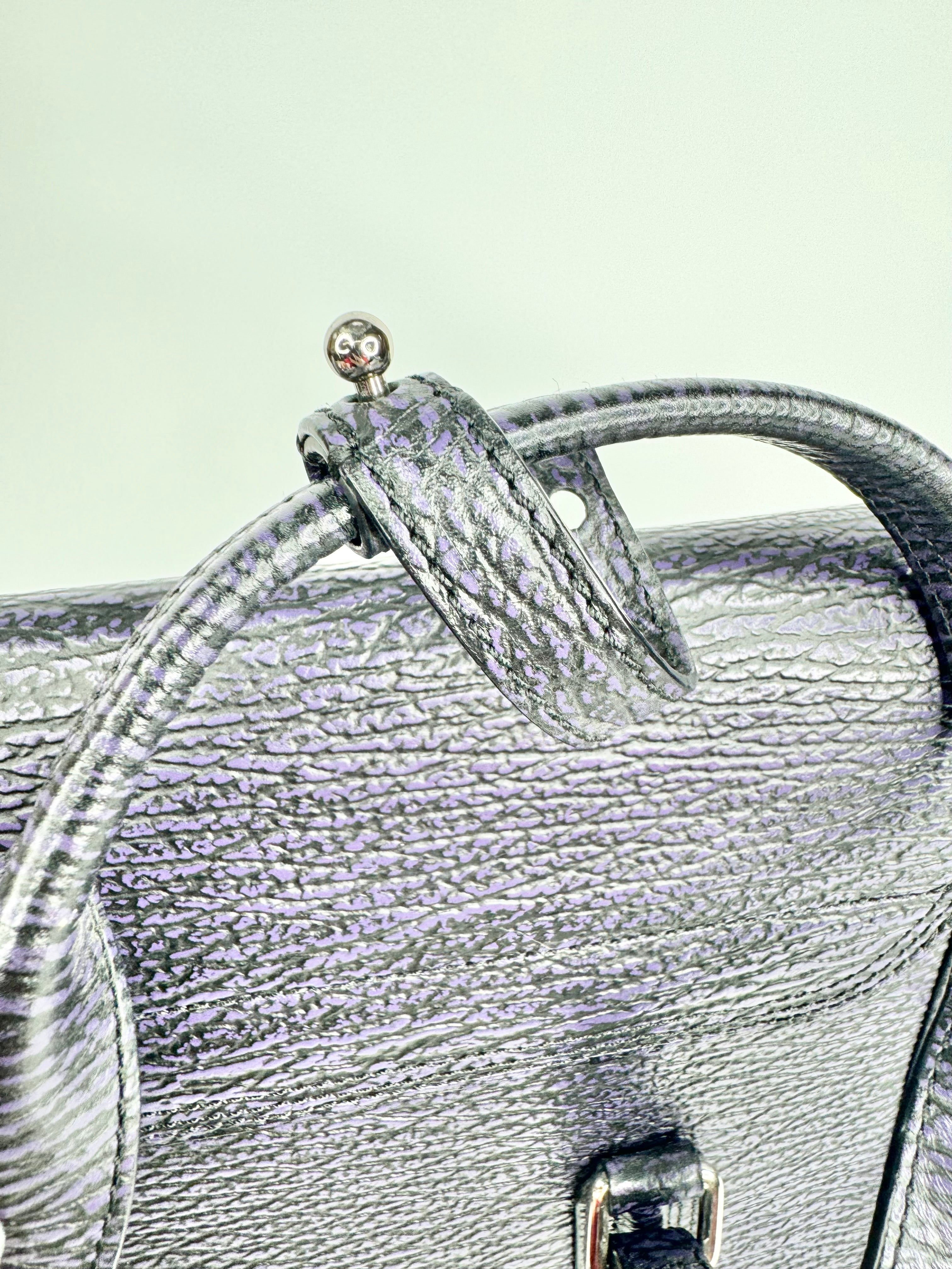 3.1 Phillip Lim African Violet Shark Embossed 'Pashli' Handbag