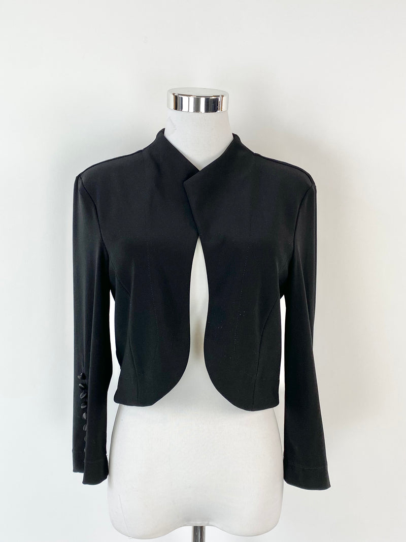 Joseph Ribkoff Black Crop Jacket - AU8