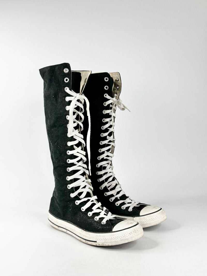 Converse Chuck Taylor Knee High Black Lace Ups - EU42.5/UK9