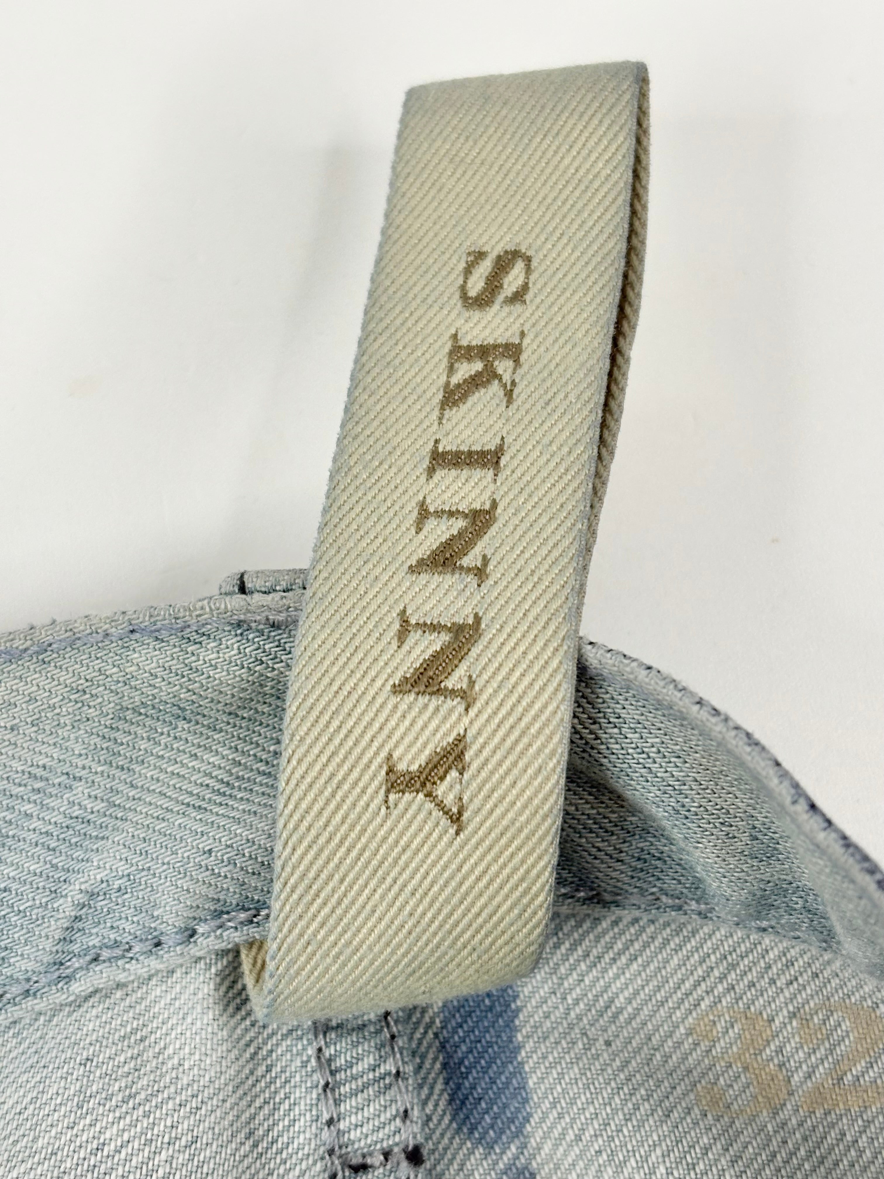 Burberry Brit Waxed Indigo Skinny Jeans - 32R